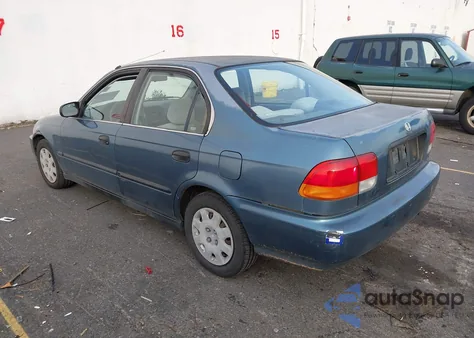 1998 Honda Civic Lx из США, поврежденный, VIN JHMEJ6670WS010663
